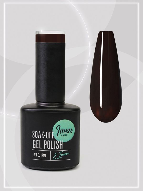 UV/LED Gel Polish Imen 049 Deep Brown 12ml