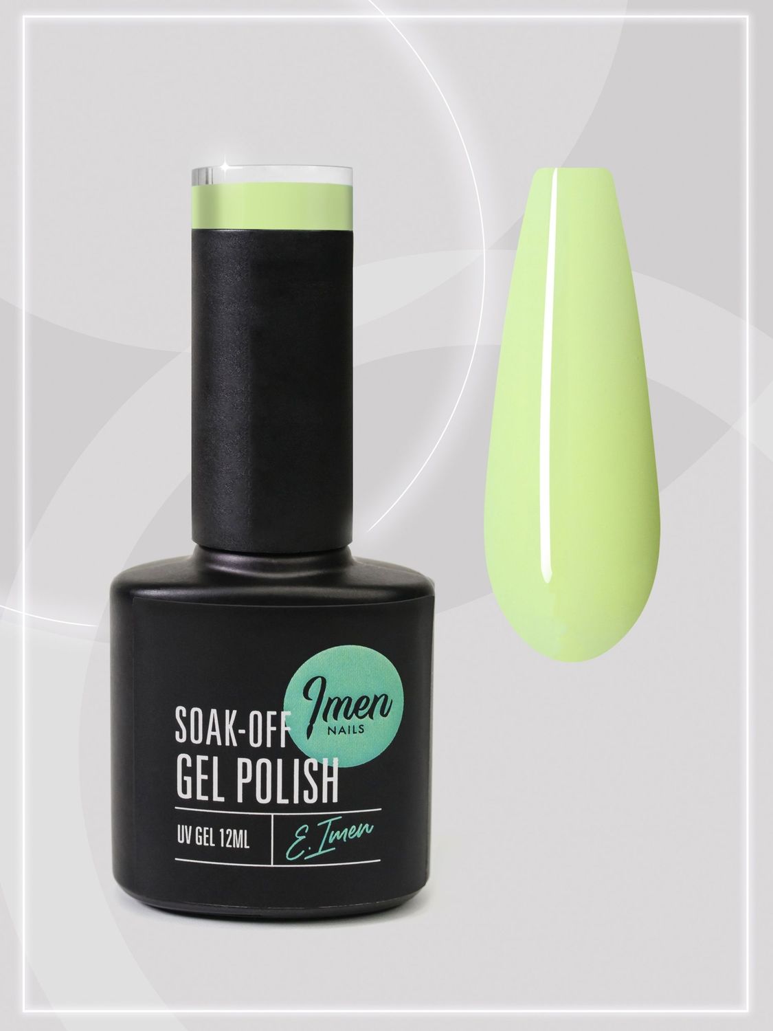 UV/LED Gel Polish Imen 050 Ligth Pastel Green 12ml