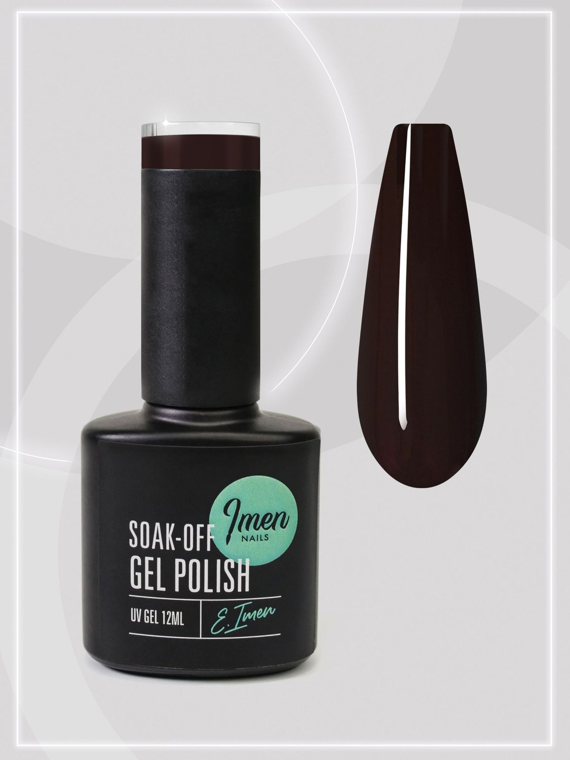 UV/LED Gel Polish Imen 063 Aubergine 12ml