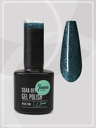 UV/LED Gel Polish Imen DB026 Dark Green Glitter 12ml