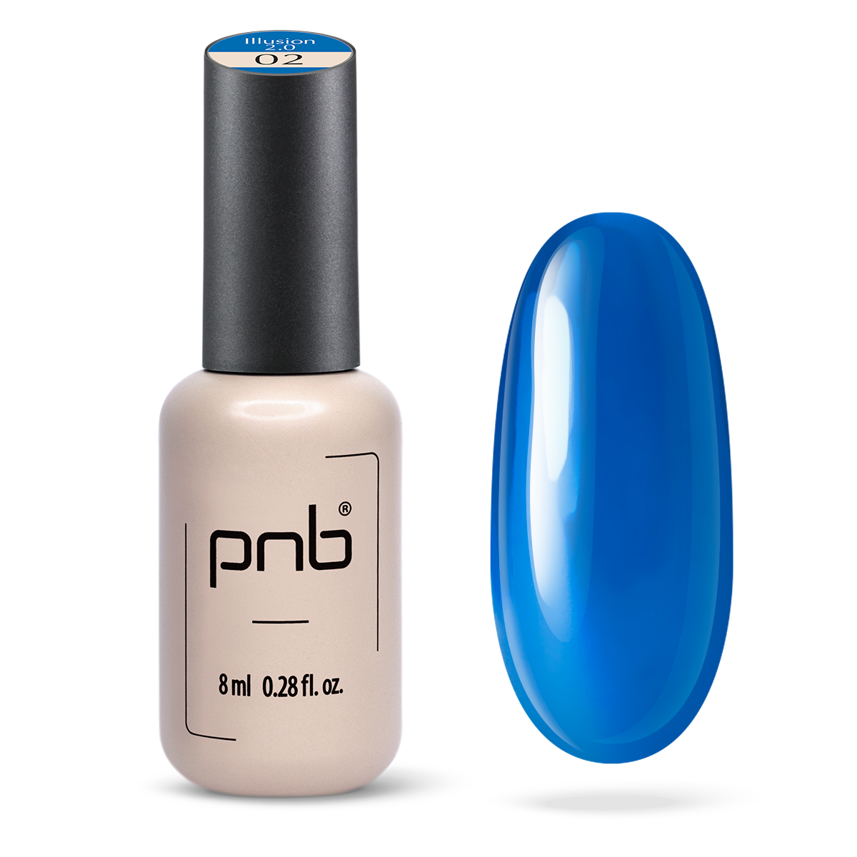 UV/LED Gel Polish Nagellack PNB illusion 2.0, 02