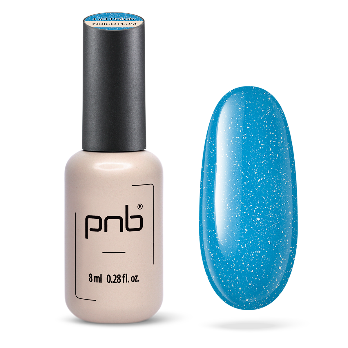 UV/LED Gel Polish Nagellack PNB Juicy Spark, Indigo Plum , 8ml