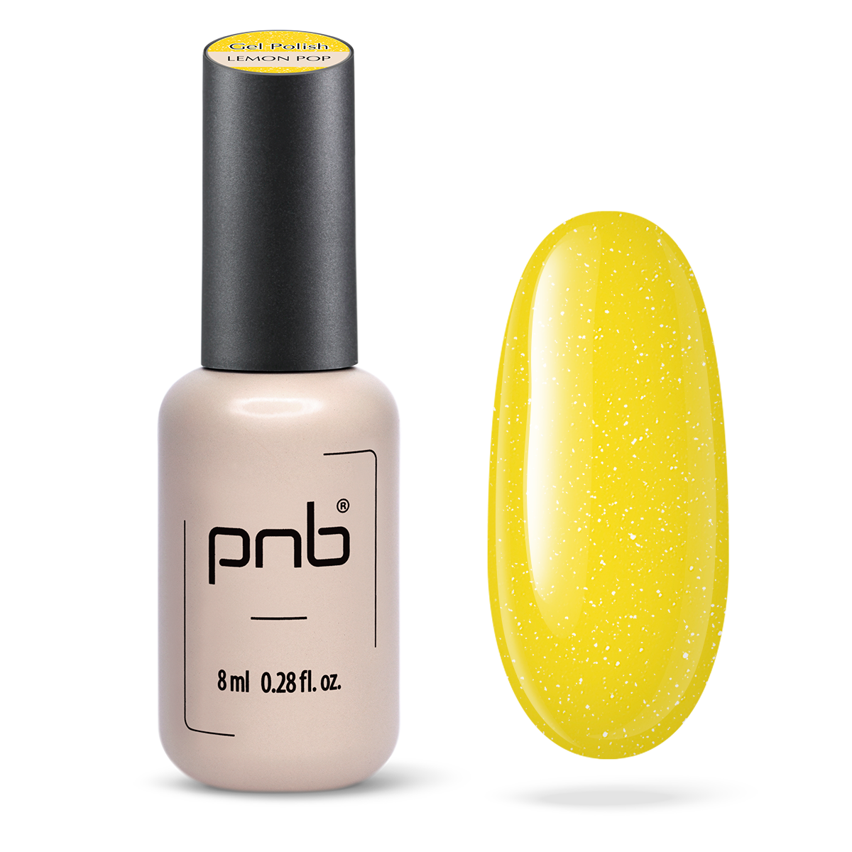 UV/LED Gel Polish Nagellack PNB Juicy Spark, Lemon Pop, 8ml