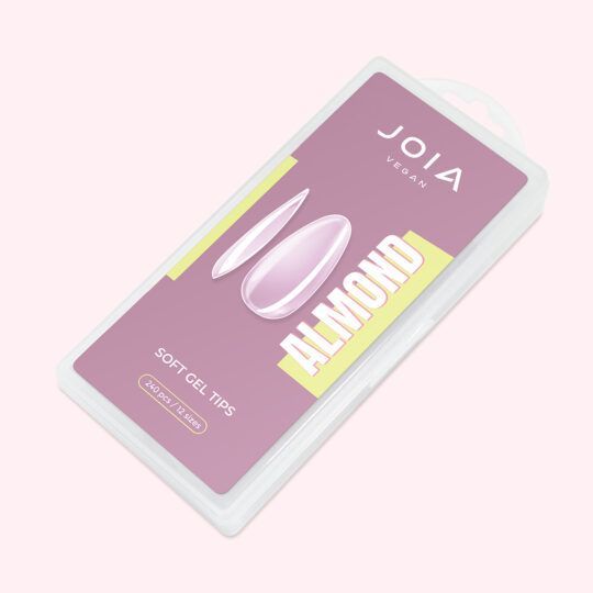 JOIA vegane Soft Gel Tips - Mandel - 240 stuck