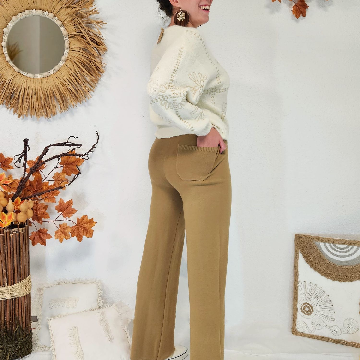 Pantalón de punto