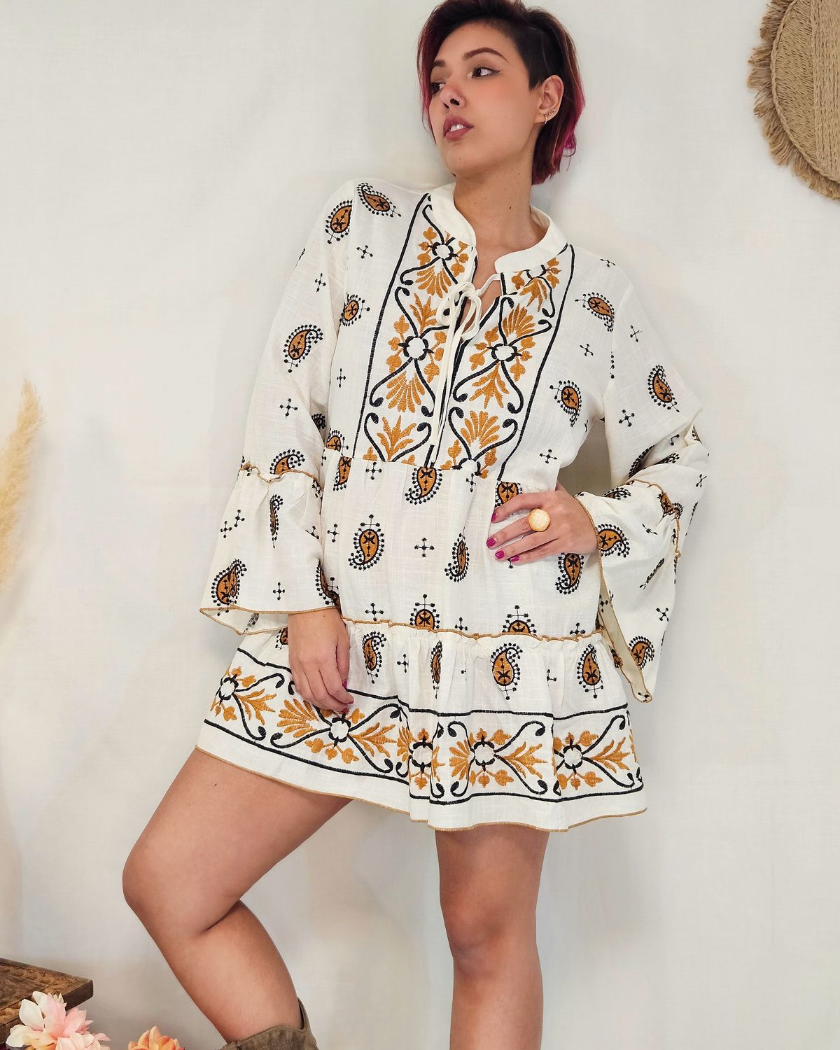 Vestido Orquídea Boho