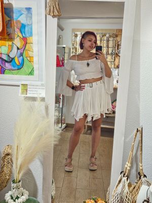 Faldalón mini White