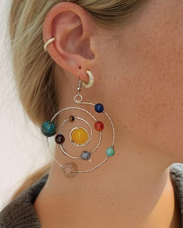 Pendientes &quot;Sistema Solar&quot;