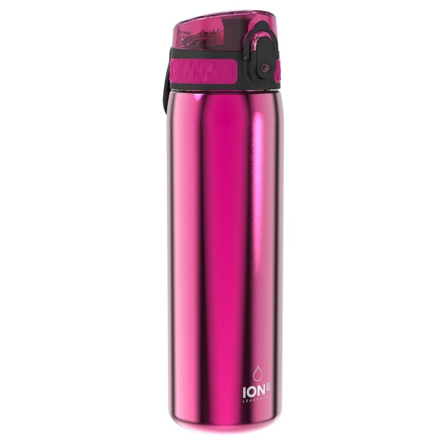 ΜΕΤΑΛΛΙΚΟ ΜΠΟΥΚΑΛΙ 600ml ΡΟΖ** Ion8
