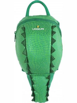 Littlelife Crocodile Σχολική Τσάντα Πλάτης Νηπιαγωγείου σε Πράσινο χρώμα
