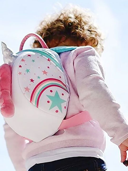 Littlelife Big Unicorn Kids Backpack Σχολική Τσάντα Πλάτης Νηπιαγωγείου σε Λευκό χρώμα 6lt