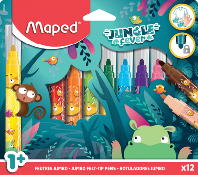 Jungle fever markers 12 maped