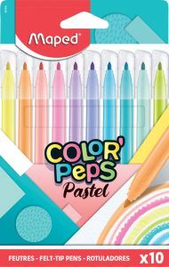 pastel markers maped
