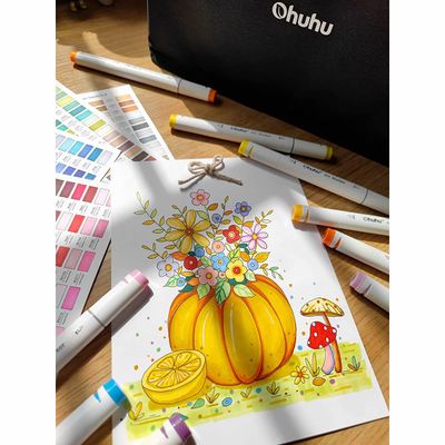 OHUHU Oahu Alcohol Art Markers Σετ Μαρκαδόρων 40 χρωμάτων Fine &amp; Chisel