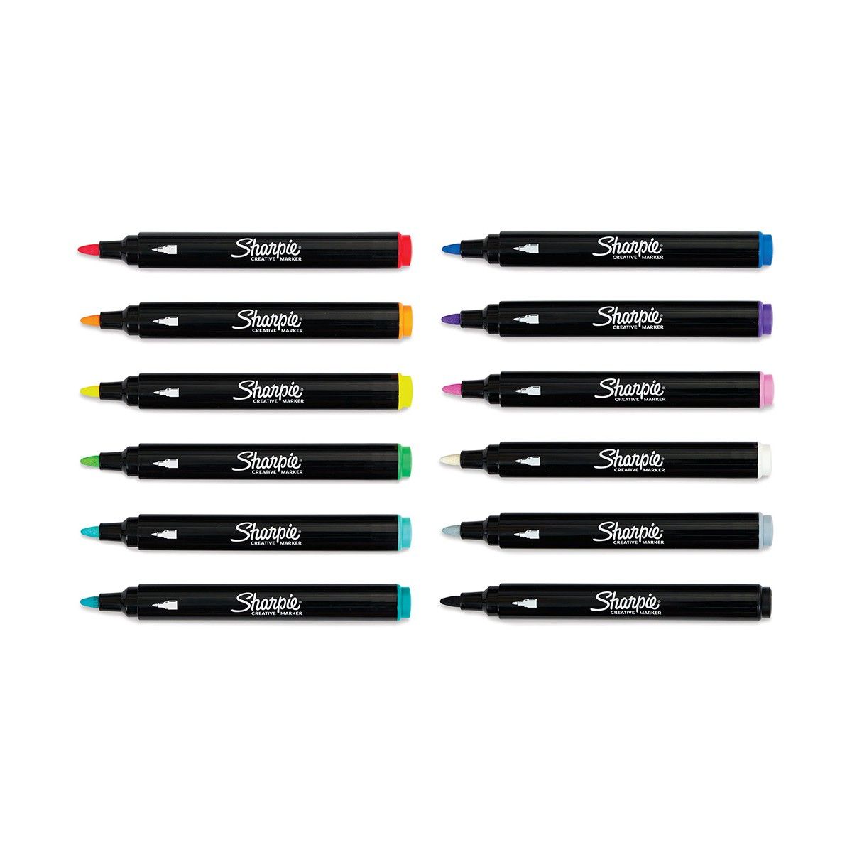 Sharpie Σετ 12 Ακρυλικών Μαρκαδόρων Creative Markers Bullet Tip