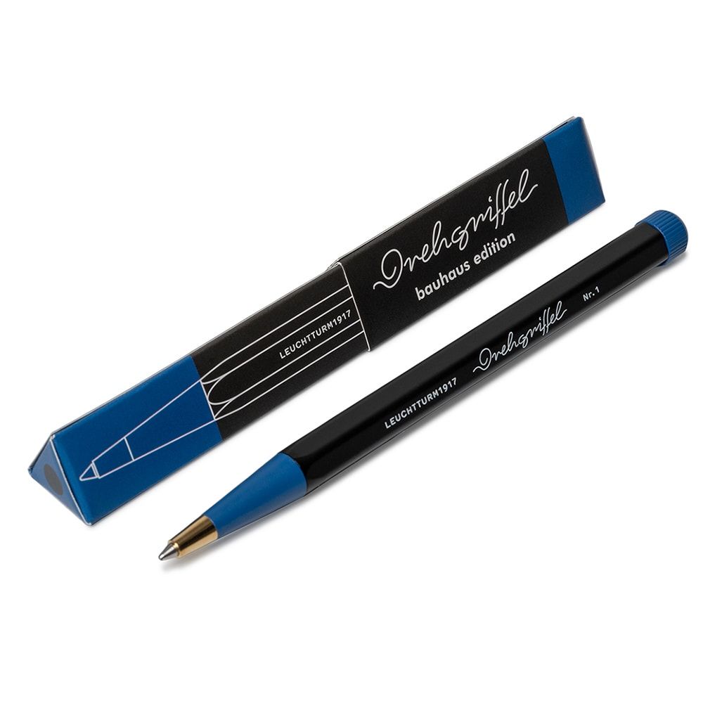Leuchtturm1917 Drehgriffel No 1 Black Royal Blue Στυλό Bauhaus Edition 366202