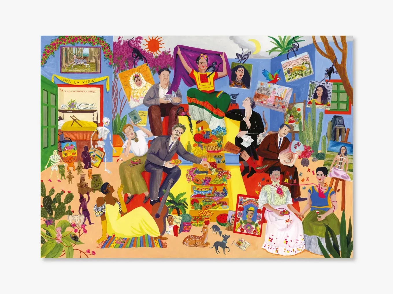 DINNER WITH FRIDA : A 1000-PIECE JIGSAW PUZZLE