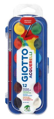 Giotto Νερομπογιά 30mm 12τμχ