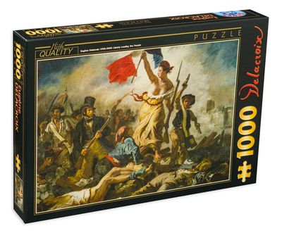 D-Toys 1000 κομμάτια – Η Ελευθερία που οδηγεί τον λαό, Eugène Delacroix