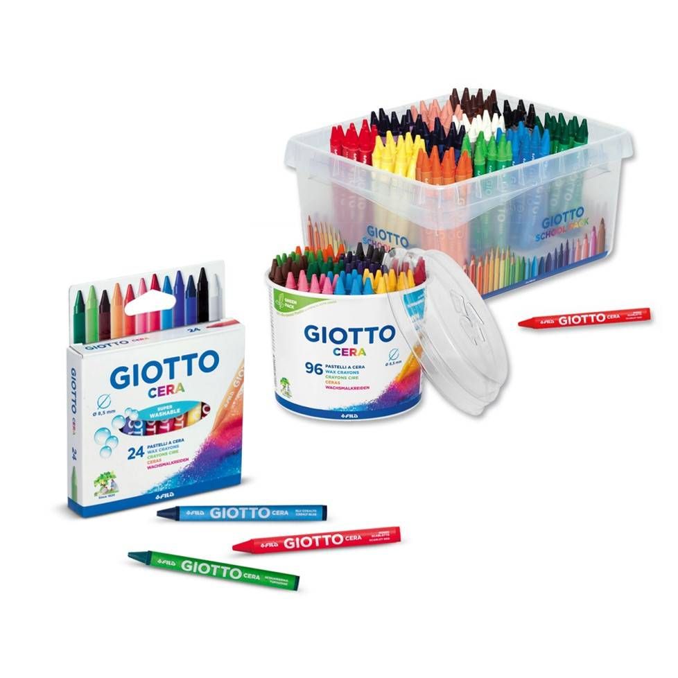 Giotto Cera Κηρομπογιές 12τχμ