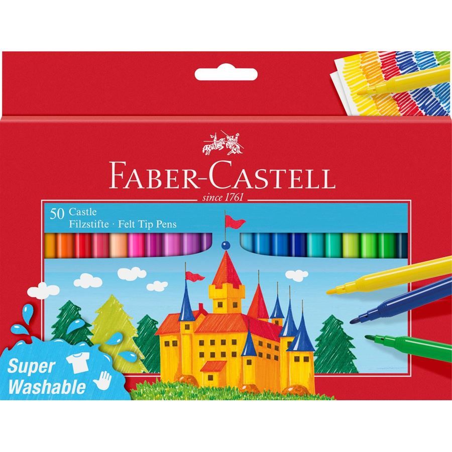 Μαρκαδόροι ζωγραφικής 50τμχ FABER-CASTELL