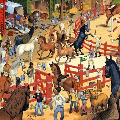Djeco Παζλ παρατήρησης 200 τεμ. &quot;Ιππασία&quot;