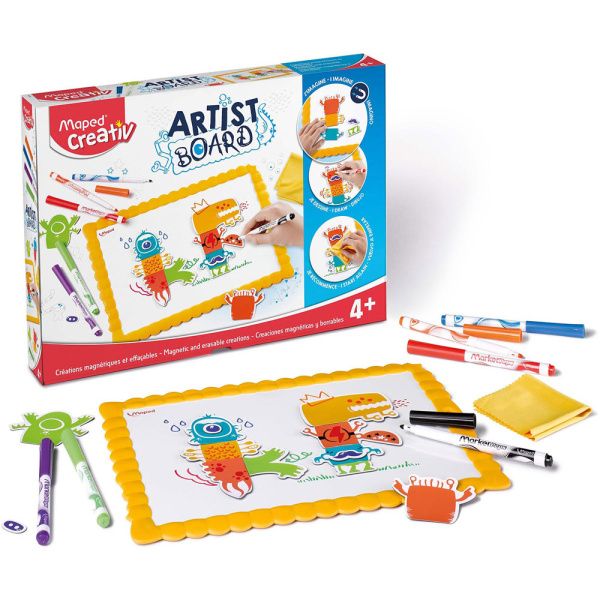 ΣΕΤ ΧΕΙΡΟΤΕΧΝΙΑΣ ARTIST BOARD MAGNETIC CREATIONS MAPED