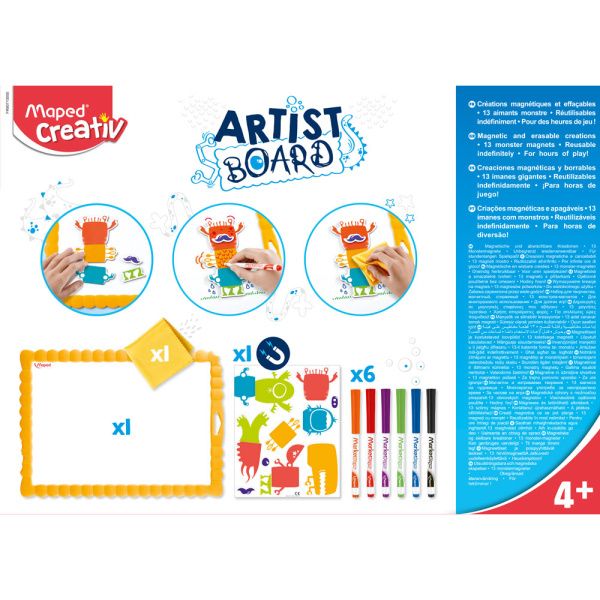 ΣΕΤ ΧΕΙΡΟΤΕΧΝΙΑΣ ARTIST BOARD MAGNETIC CREATIONS MAPED