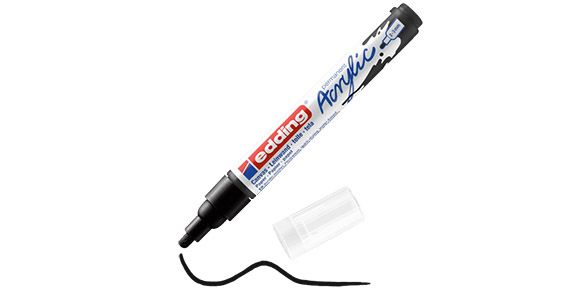 edding 5100 Ακρυλικός μαρκαδόρος 2-3mm Black