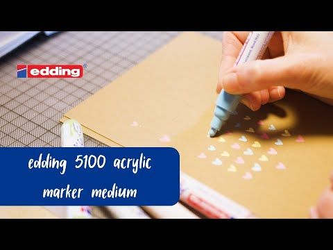 edding 5100 Ακρυλικός μαρκαδόρος 2-3mm Gentian blue
