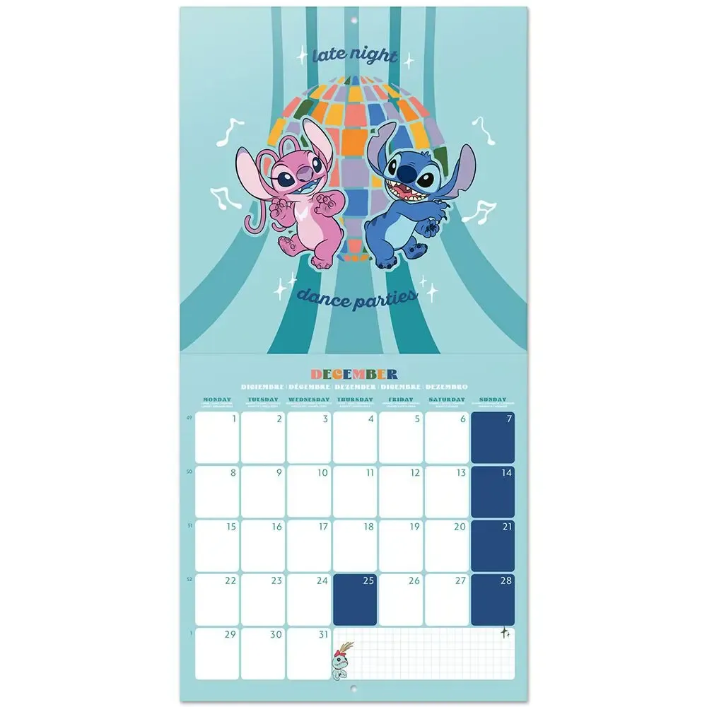 Ημερολόγιο Τοίχου 2025 30X30εκ DISNEY LILO &amp; STITCH