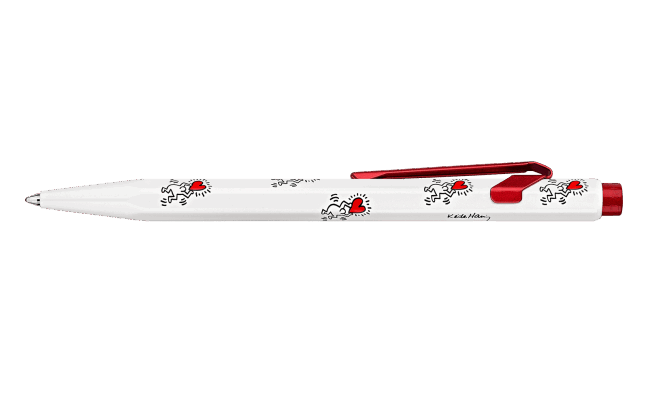 CARAN D&#39;ACHE GENEVE + Keith Haring 849 ΛΕΥΚΟ