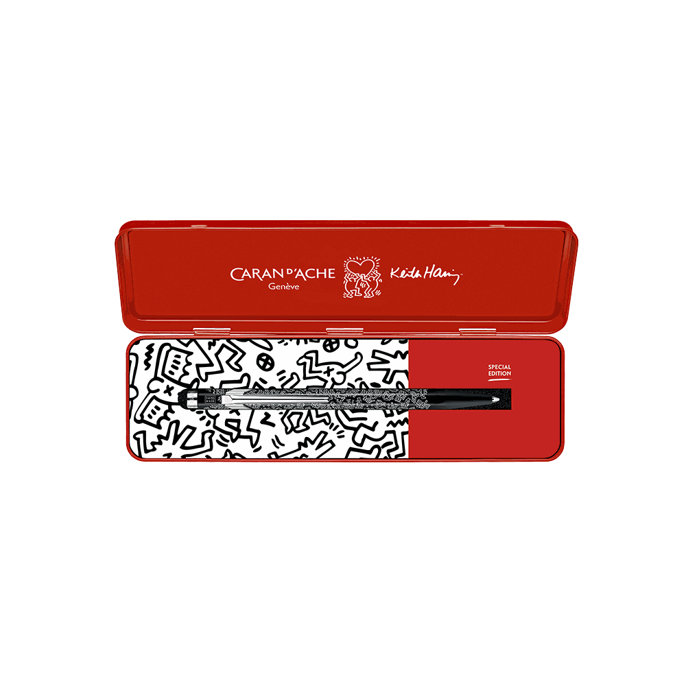 CARAN D&#39;ACHE 849 + Keith Haring  ΜΑΥΡΟ
