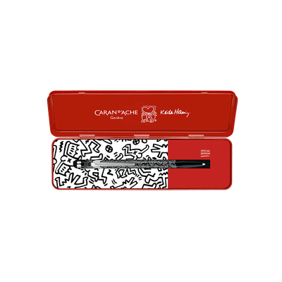 CARAN D&#39;ACHE 849 + Keith Haring  ΜΑΥΡΟ
