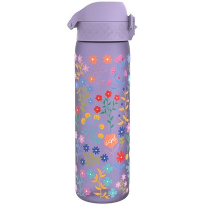 Πλαστικό Παγούρι SLIM 500ml Λουλούδια Ion8