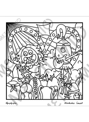 Brotherakia – Coloring book Μικρή Ολλανδέζα   Δανάη Γεωργαντά