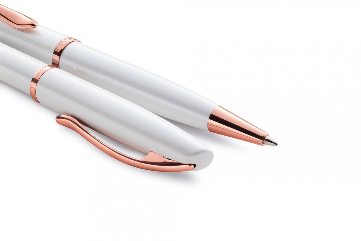 Pelikan ballpoint pen Jazz Noble Elegance K36 whtie rose gold
