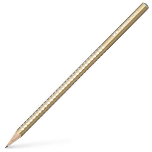 Sparkle graphite pencil, GOLD