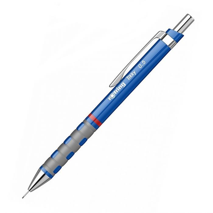 Rotring Tikky Μηχανικό Μολύβι Σχεδίου Μεταλλικό 0.5mm με Γόμα