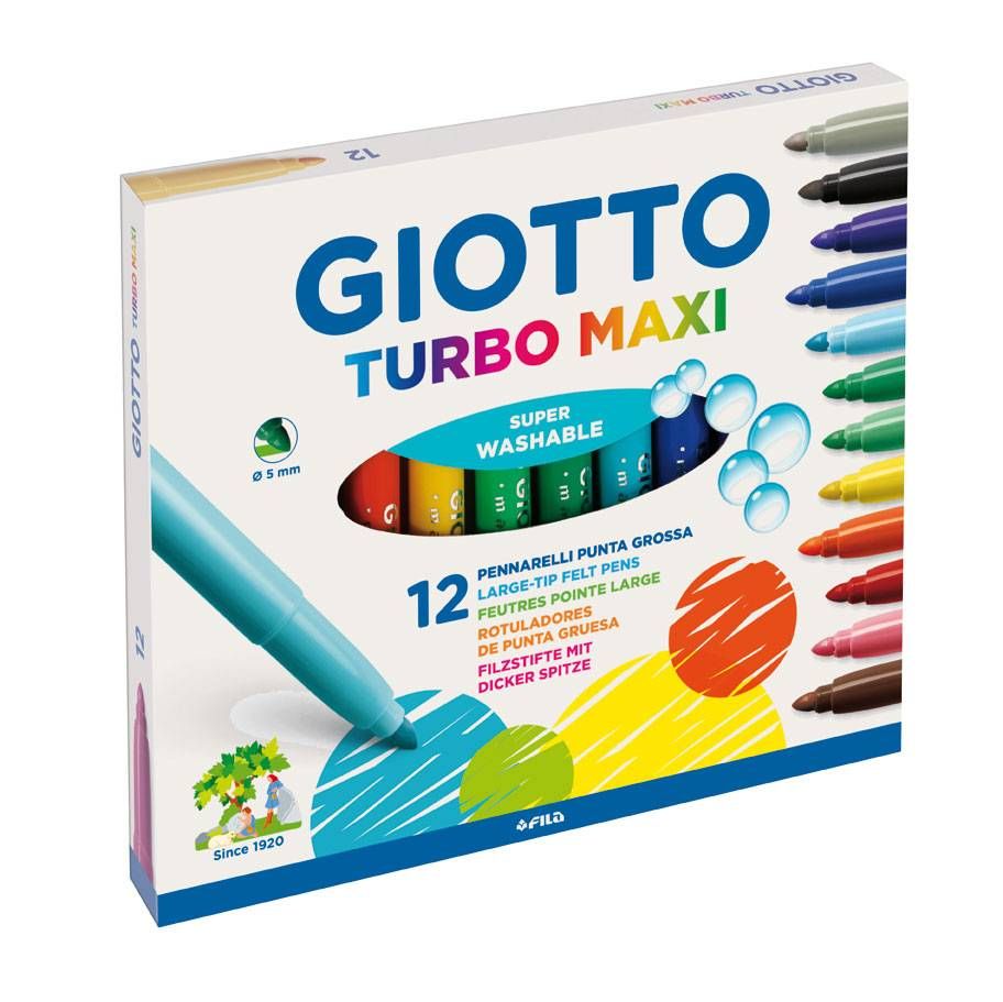 Giotto Turbo Maxi Μαρκαδόροι 12