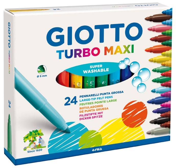 Giotto Turbo Maxi Μαρκαδόροι 24