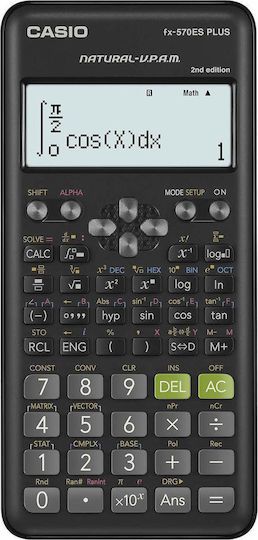 Casio  Αριθμομηχανή Επιστημονική 15 Ψηφίων σε Μαύρο  FX-350ES Plus