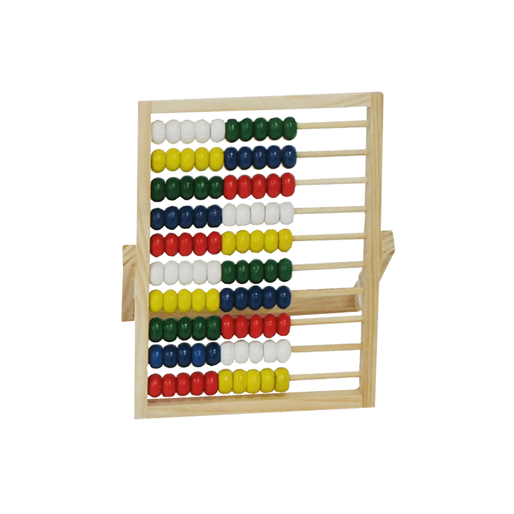 ΑΡΙΘΜΗΤΗΡΙΟ 100 ΜΠΙΛΙΕΣ ΞΥΛΙΝΟ 14x18.5cm
