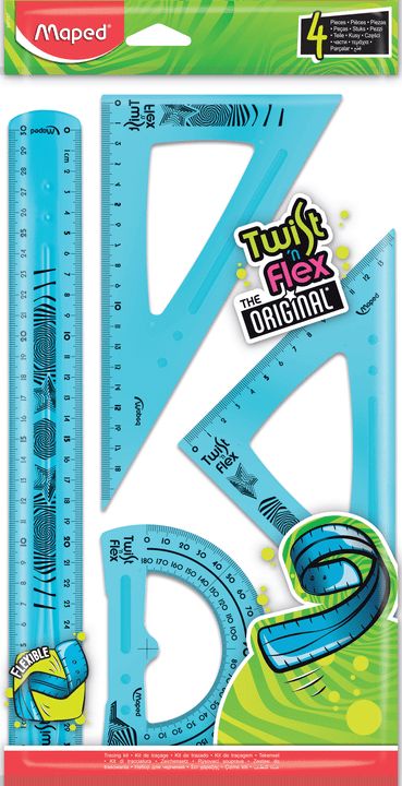 Μεγάλο σετ οργάνων γεωμετρίας Twist’n Flex