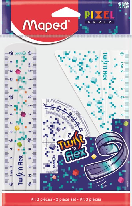 ΓΕΩΜΕΤΡΙΚΟ ΣΕΤ ΟΡΓΑΝΩΝ PIXEL TWIST N FLEX 15CM