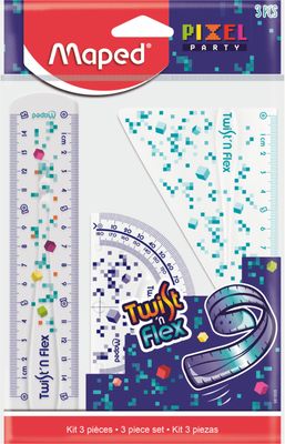 ΓΕΩΜΕΤΡΙΚΟ ΣΕΤ ΟΡΓΑΝΩΝ PIXEL TWIST N FLEX 15CM