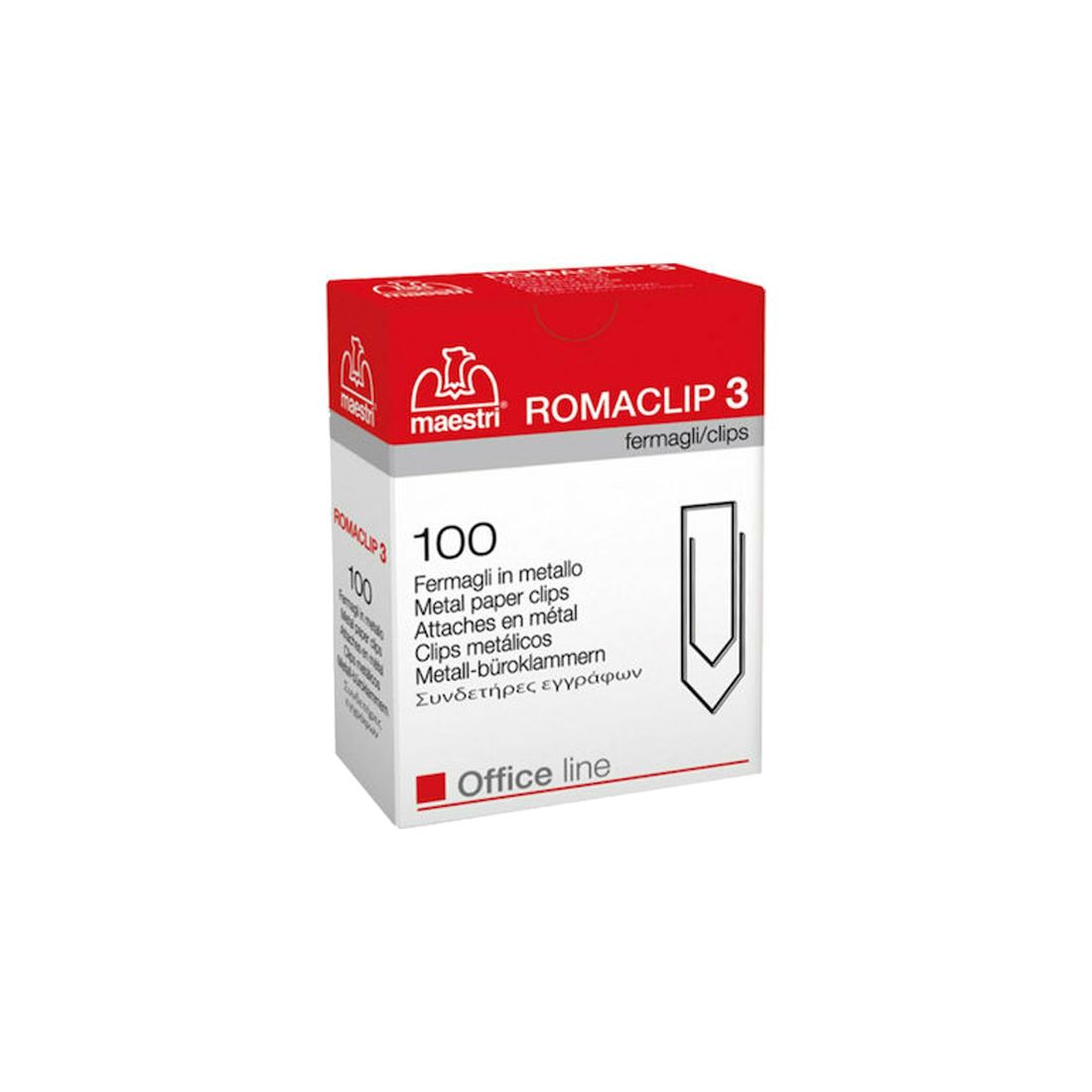 Romeo Maestri No.3 Συνδετήρες 30mm Romaclip 100τμχ