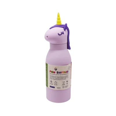 ΘΕΡΜΟΣ ΠΑΓΟΥΡΙ ΑΤΣΑΛΙ 420ml PAW BOTTLES UNICORN