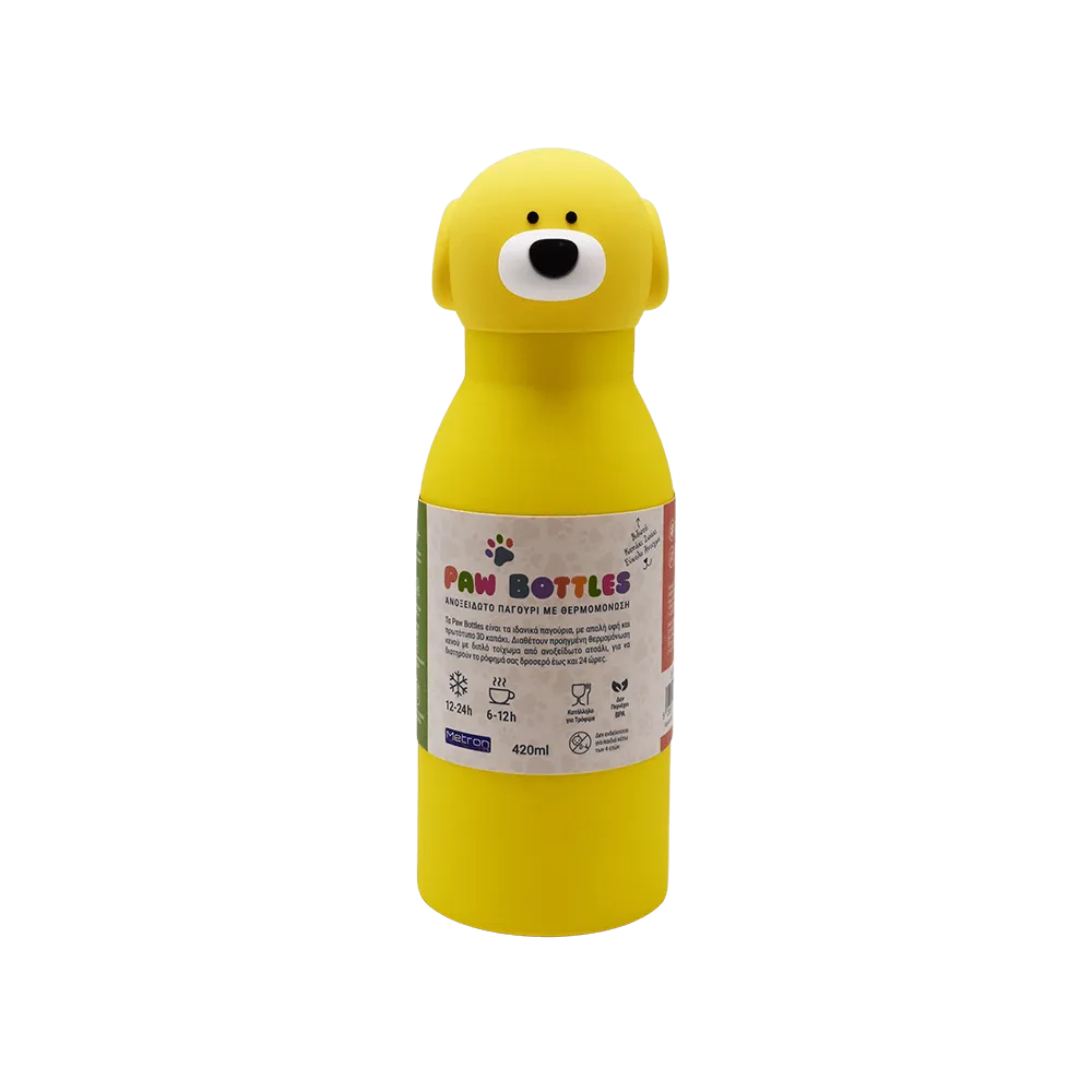 ΘΕΡΜΟΣ ΠΑΓΟΥΡΙ ΑΤΣΑΛΙ 420ml PAW BOTTLES ΣΚΥΛΑΚΙ