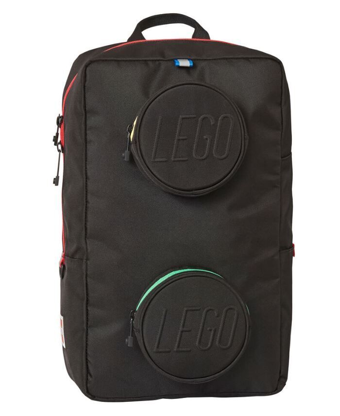 LEGO® BRICK 1X2 ΣΑΚΙΔΙΟ ΠΛΑΤΗΣ ΜΑΥΡΟ/MULTICOLORED
